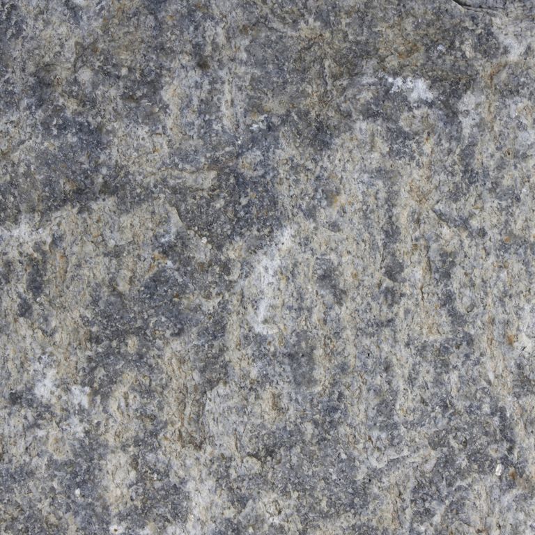 Color/Finish variation image for Reclaimed Granite Curbstone - Junior Wallstone. The dominant color shown is gray; with blue, brown, green, purple and white secondaries. Exhibits 
