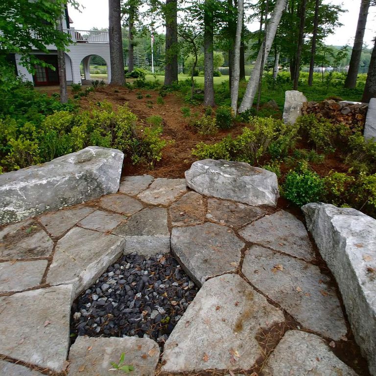 Reclaimed New England Granite Quarry Tailings - Seating