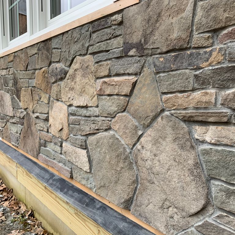 The image shows this product being used in a full bed veneer application.