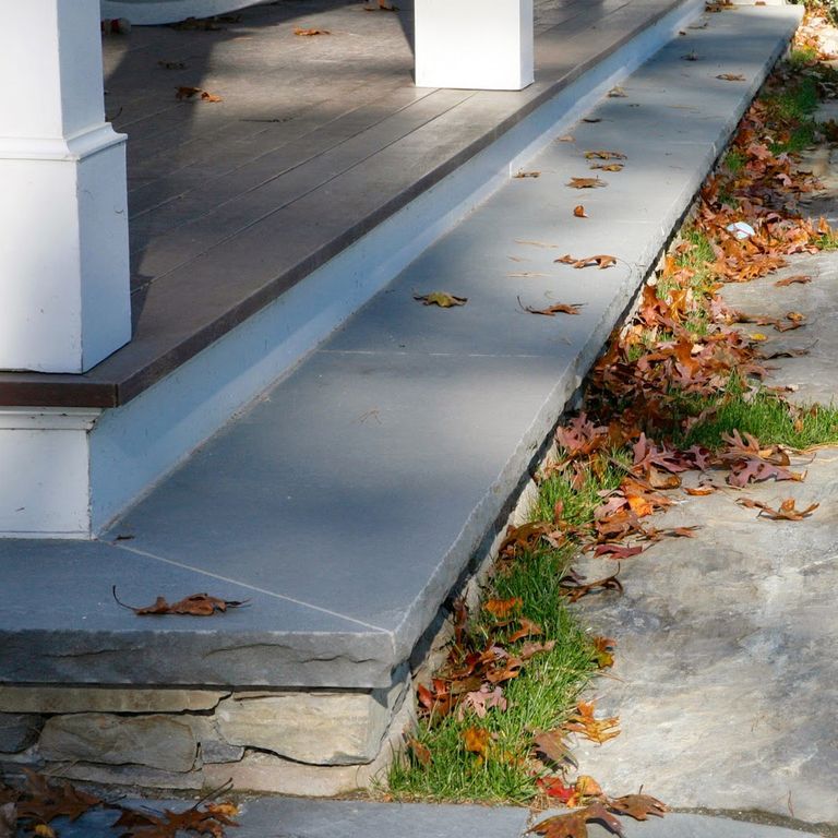 Blue/Gray Bluestone - Flamed Treads