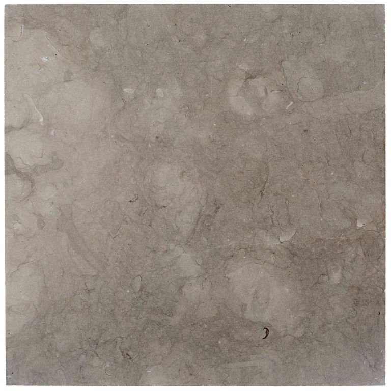 Color/Finish variation image for Limestone- Portuguese Dawn Haze - Pool Coping. The surface finish shown is honed. Dominant colors shown are gray and purple; with brown and green secondaries. Exhibits 