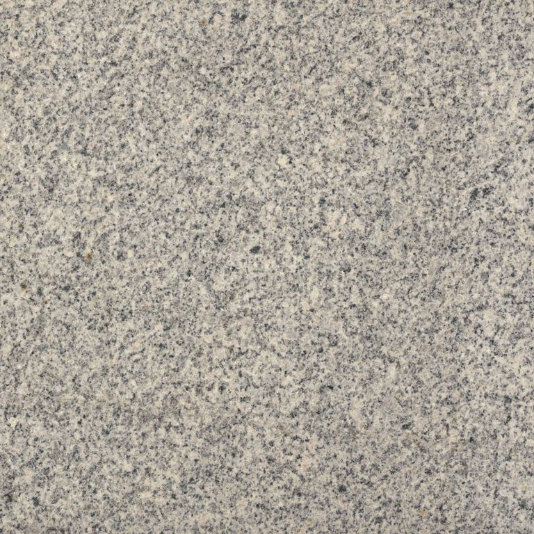 Color/Finish variation image for Cape Neddick Granite Clear - Full Bed Veneer. Dominant colors shown are beige and gray; with tan and cream secondaries. The color mix creates a warm feeling. Speckled color pattern.