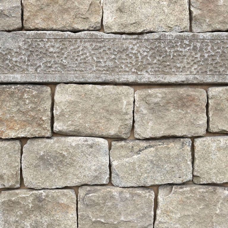 Application image for Granite - Reclaimed - Architectural Pieces. The image shows this product being used in an architectural elements application. The dominant color shown is gray.