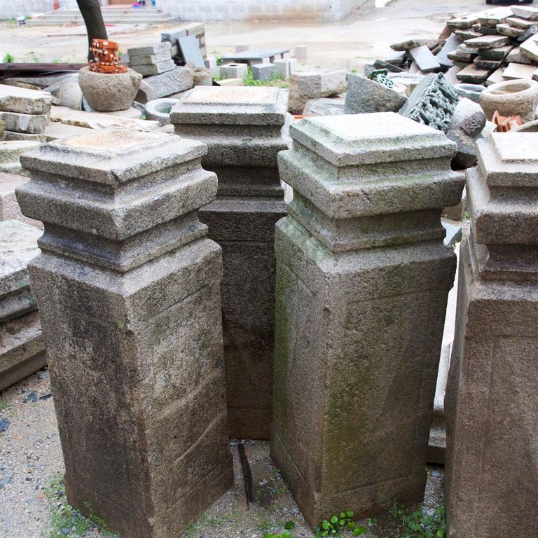Reclaimed Granite - Architectural Pieces