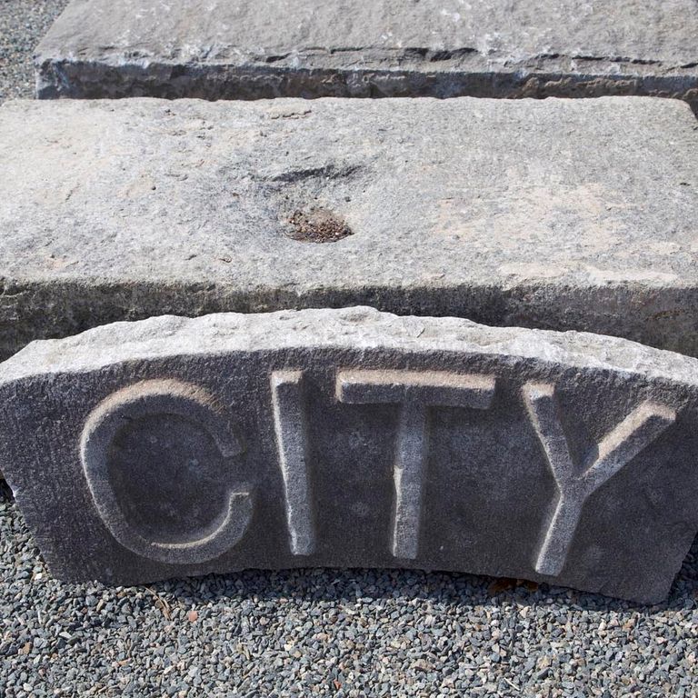 Reclaimed Granite - Architectural Pieces