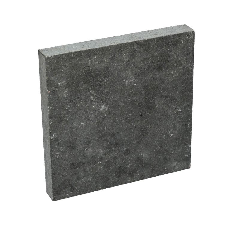 Color/Finish variation image for Nordic Black Basalt - Pavers. The surface finish shown is acid washed. Dominant colors shown are black and gray. The color mix creates a cool feeling.