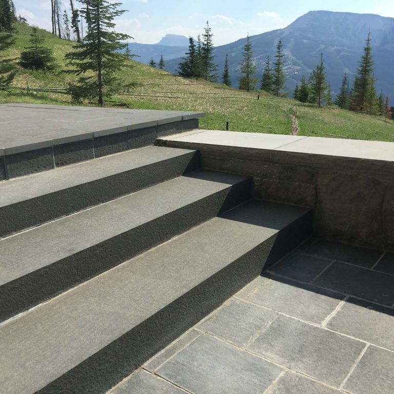 Nordic Black Basalt - Monolithic Steps