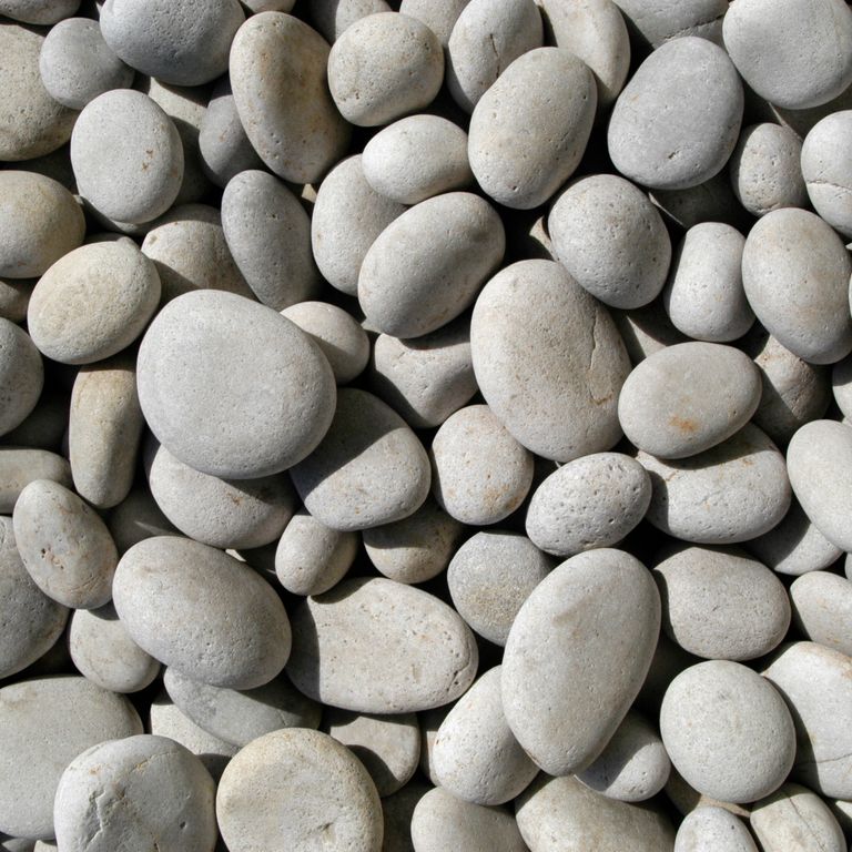 Granite Beach Pebbles - Natural White