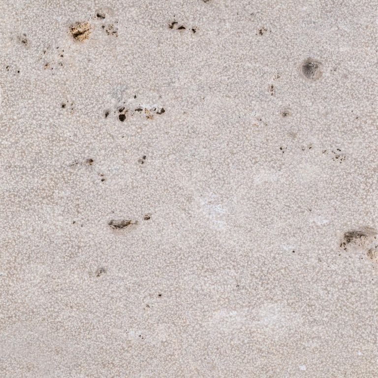 Color/Finish variation image for Bavarian Dolomite - Gray - Benches & Seating. The surface finishes shown are honed and tumbled. Dominant colors shown are beige, gray and white; with pink, purple and cream secondaries. The color mix creates a warm feeling. Fine speckled, blotched and cloudy color patterns.
