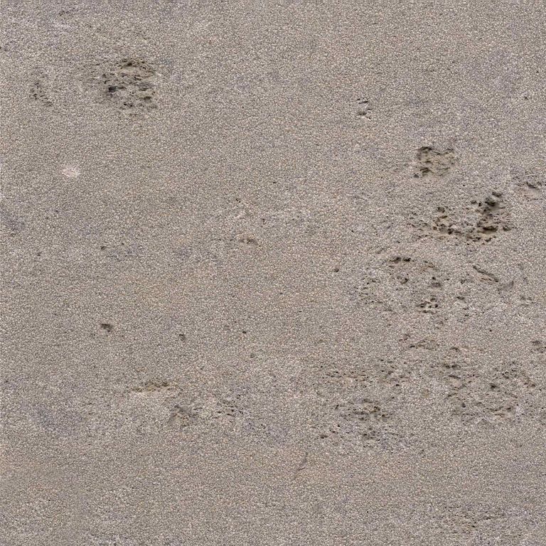 Color/Finish variation image for Bavarian Dolomite - Gray - Wall Veneer. The surface finish shown is sand blasted. Dominant colors shown are gray, purple and tan; with beige, brown and orange/rust secondaries. The color mix creates a warm feeling. Random, fine speckled and cloudy color patterns.
