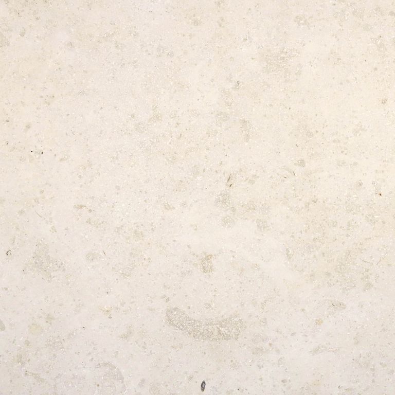 Swatch image cropped for Bavarian Limestone Gala - Beige - Pool Coping. The surface finishes shown are brushed and sand blasted. Dominant colors shown are beige and cream; with white and tan secondaries. Exhibits 