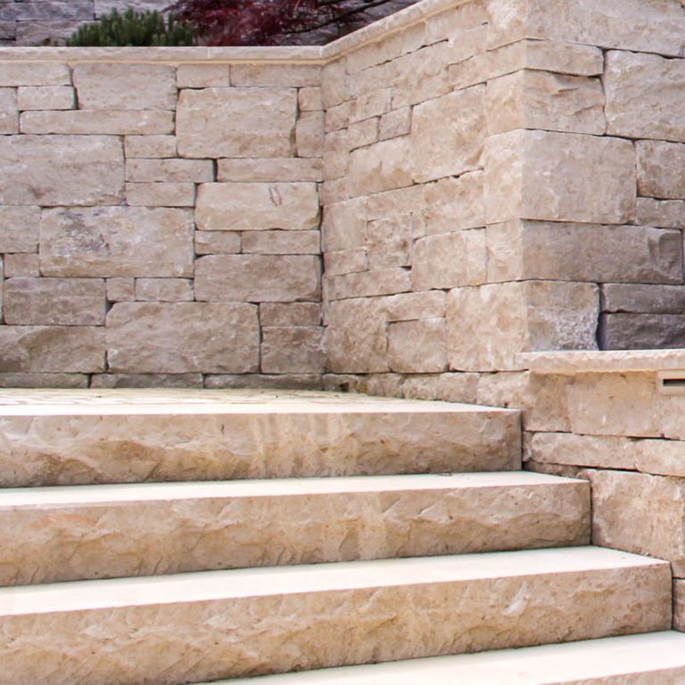Bavarian Beige Limestone - Wallstone