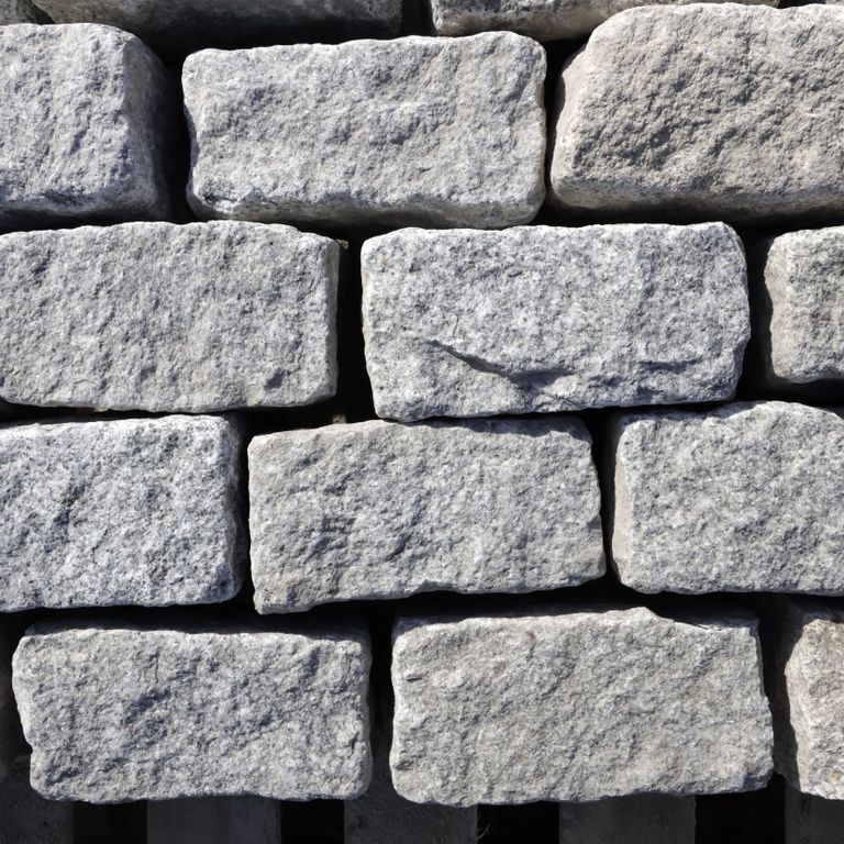 Gray Granite Cobblestone - Rectangles