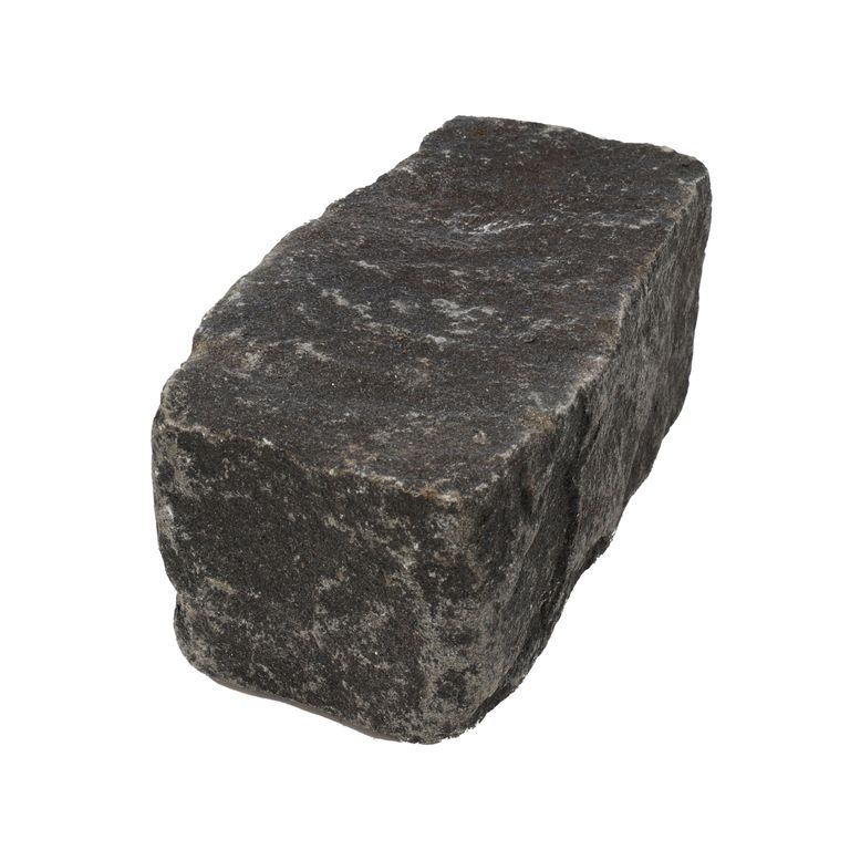Application image for Black Granite Cobblestone - Rectangles. The surface finish shown is . The dominant color shown is black.