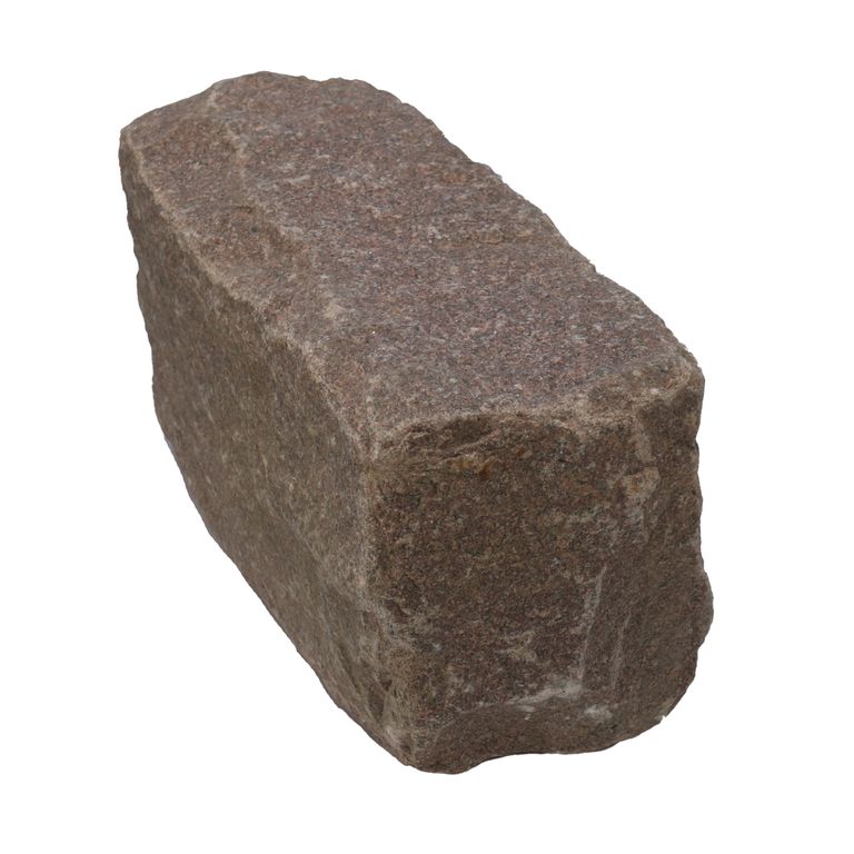 Application image for Dusty Rose Granite Cobblestone - Rectangles. The surface finish shown is . Dominant colors shown are brown and pink. The color mix creates a warm feeling.
