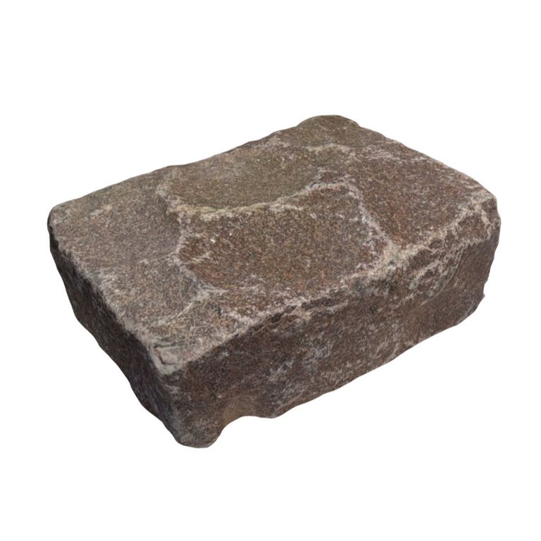 Dusty Rose Granite Cobblestone - Rectangles