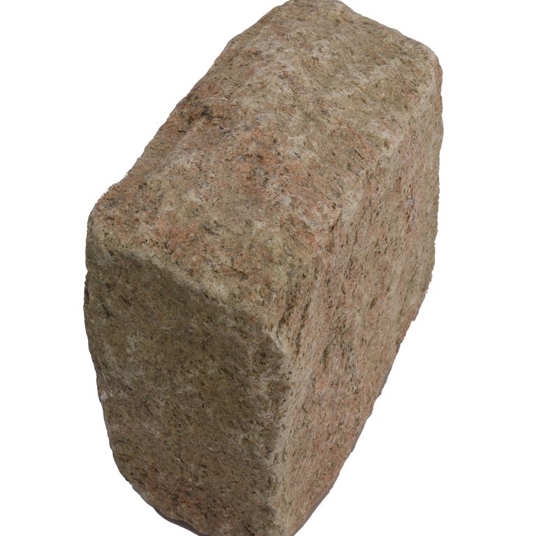 Application image for Yellow Granite Cobblestone - Rectangles. The surface finish shown is . Dominant colors shown are pink, yellow and tan. The color mix creates a warm feeling.