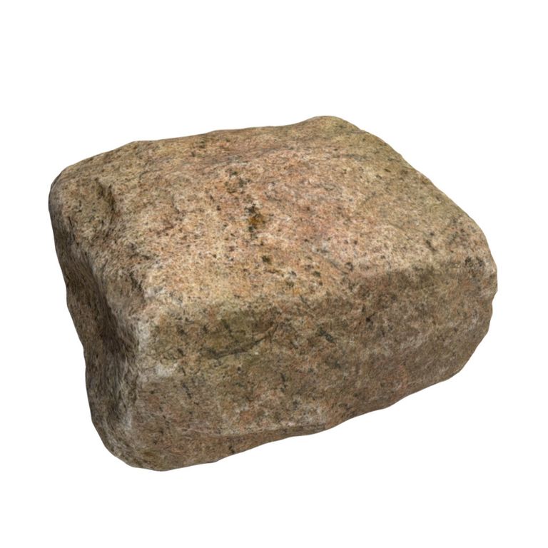 Yellow Granite Cobblestone - Rectangles