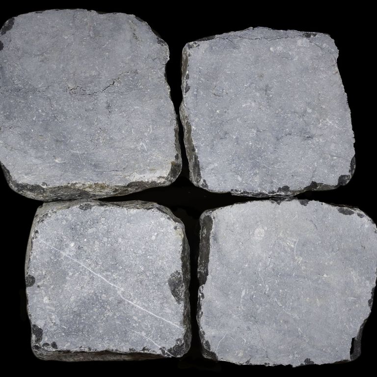 Reclaimed Belgian Bluestone Cobblestones - Flat Surface