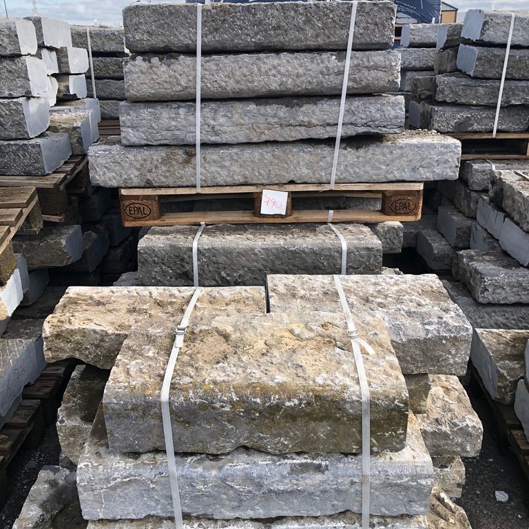 Reclaimed Belgian Bluestone Curbstone
