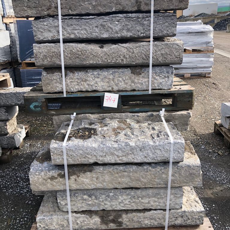 Reclaimed Belgian Bluestone Curbstone
