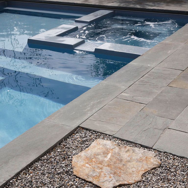 Blue/Gray Bluestone - Natural Cleft Pool Coping