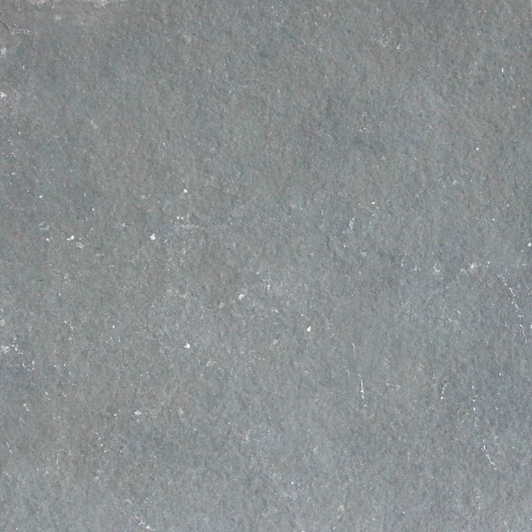 Color/Finish variation image for Steel Blue Limestone - Pavers. Dominant colors shown are blue and gray. The color mix creates a cool feeling. Solid color pattern.