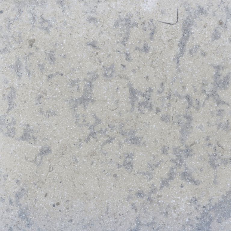 Color/Finish variation image for Classimo Sky Limestone - Pool Deck. The surface finish shown is a combination of brushed and sand blasted.