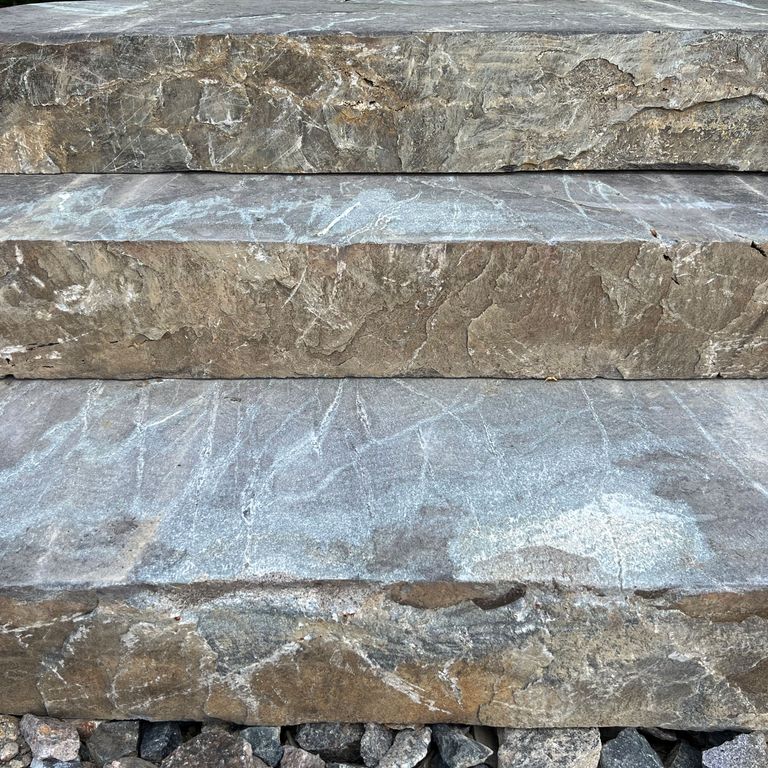 Mystic Mountian Granite - Flamed Top Live Edge Steps