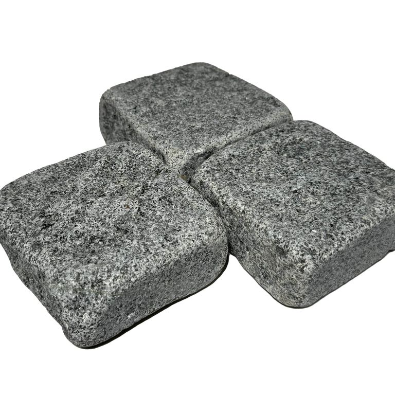Feature image for Granite - Zen Gray - Cobblestones. The surface finish shown is . The dominant color shown is gray. The color mix creates a cool feeling.
