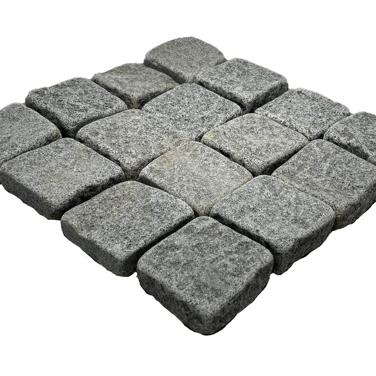 Application image for Zen Gray Granite - Cobblestones. The surface finish shown is . The dominant color shown is gray. The color mix creates a cool feeling.