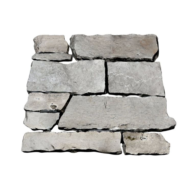 Limestone - Lannon Gray Veneer - Splitface