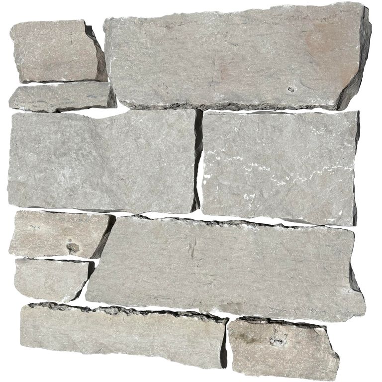 Lannon Gray Limestone Veneer - Splitface
