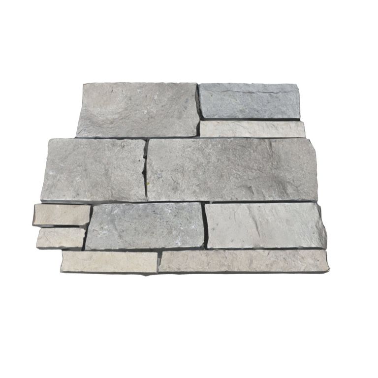 Limestone - Lannon Gray Veneer - Splitface + Sawn