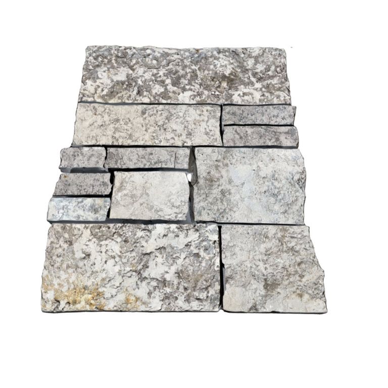 Limestone - Lannon Gray Veneer - Bedface
