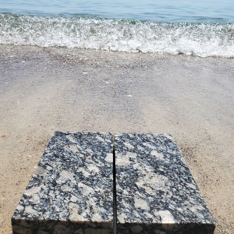 Application image for Granite - Gray Leopard - Pavers. The dominant color shown is gray.