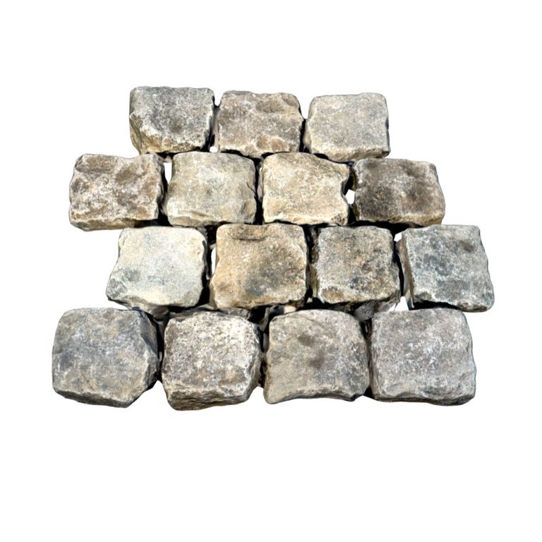 Reclaimed European Porphyry Cobblestones - Square - Antiqued
