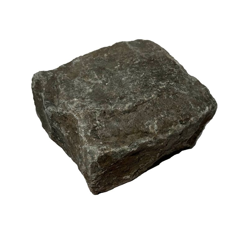 Application image for Reclaimed European Porphyry Cobblestones - Square - Worn Surface. The surface finish shown is . Dominant colors shown are black and gray. The color mix creates a warm feeling.