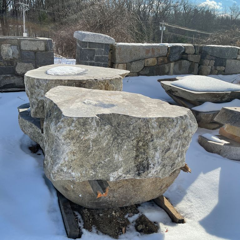 New England Fieldstone Boulders & Ledgestone - Sawn Boulders