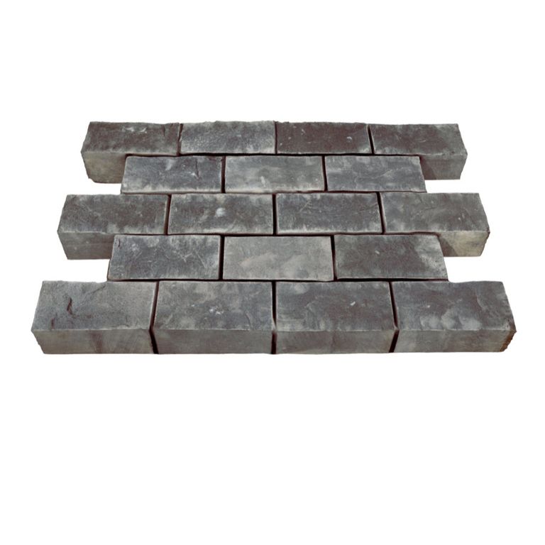 COPY - Limestone - Highland Cobblestone - Square - Split Top Sawn Sides