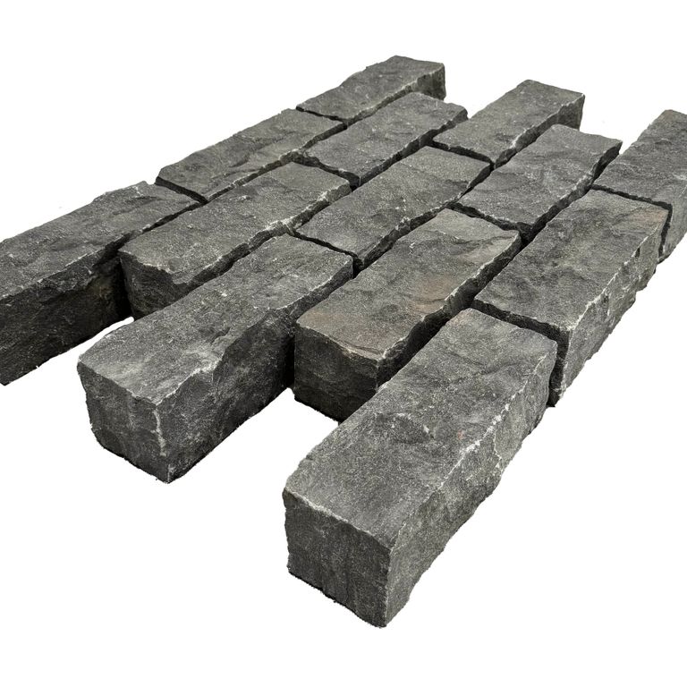 Highland Limestone Cobblestones - Rectangle - Split Top, Split Sides