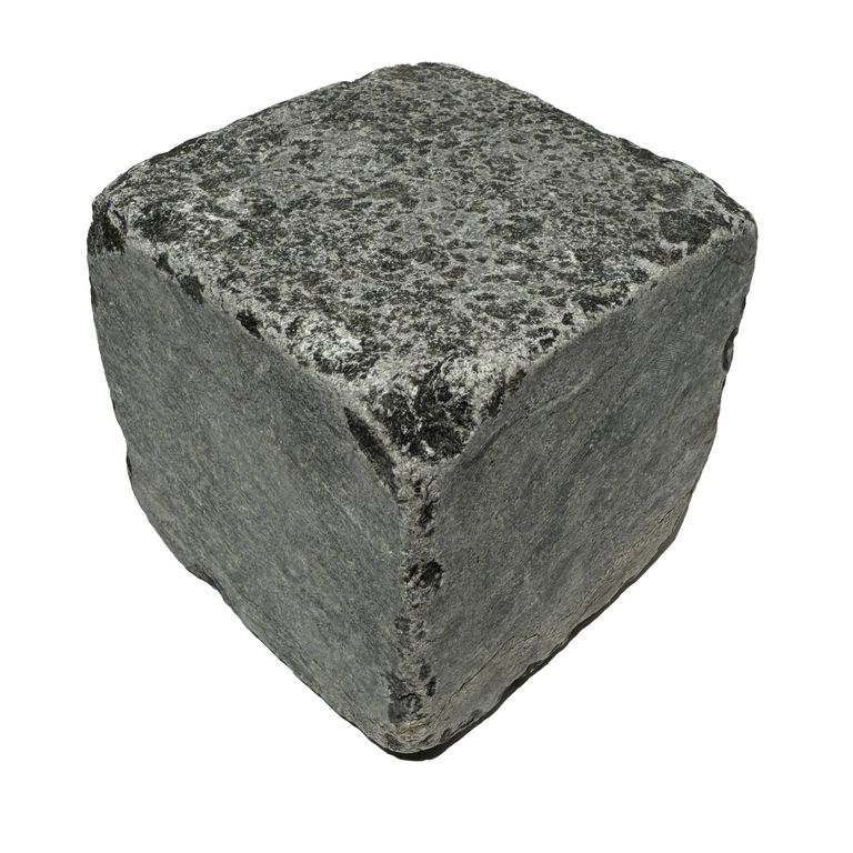 Highland Limestone Cobblestones - Square - Flamed & Tumbled Top, Sawn & Tumbled Sides