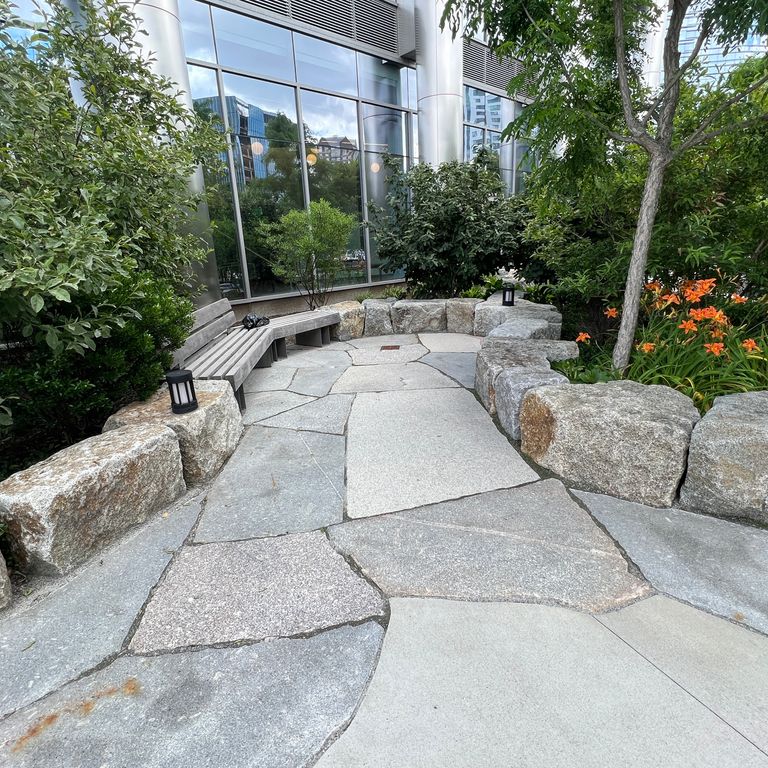 Reclaimed Granite Block - Seating Walls