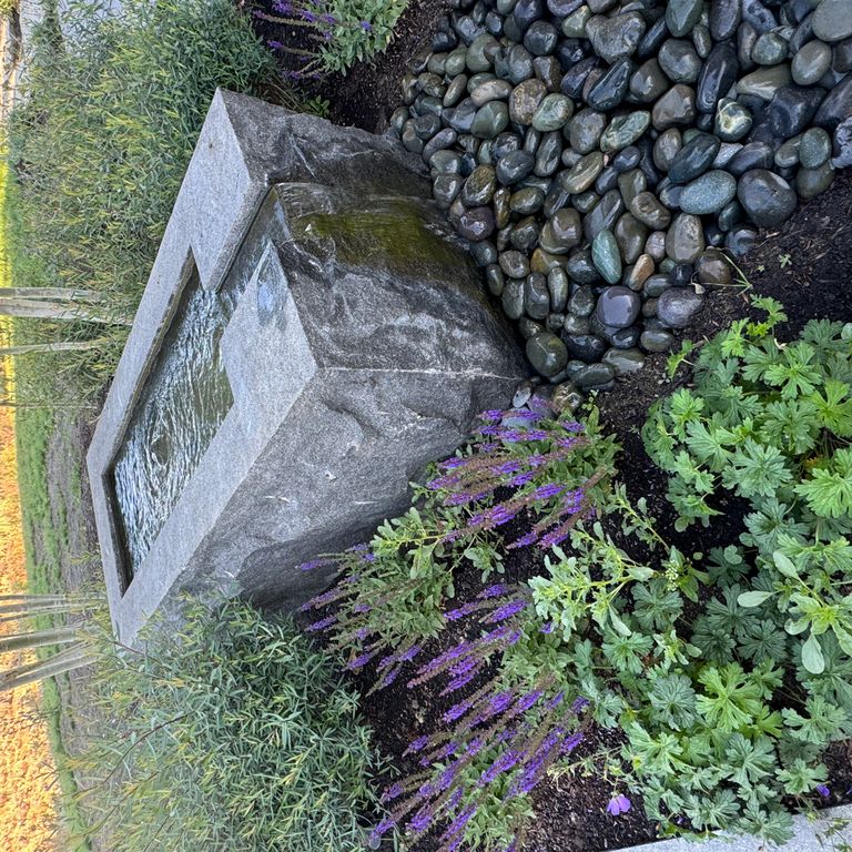 Jet Mist Granite - Water Feature