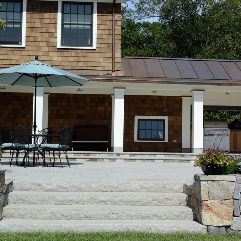 Cape Neddick Clear Granite - Dimensional Steps