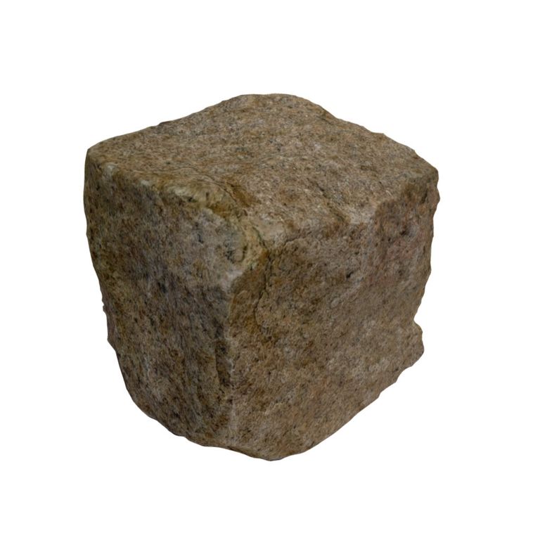 Yellow Granite Cobblestone - Squares