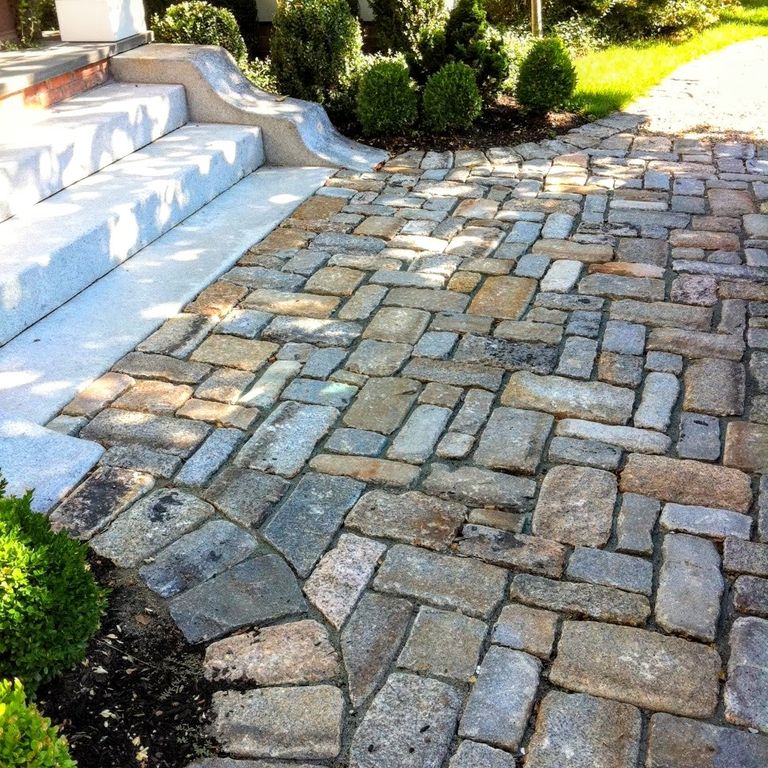 Reclaimed New England Cobblestones - Jumbo Wide Side