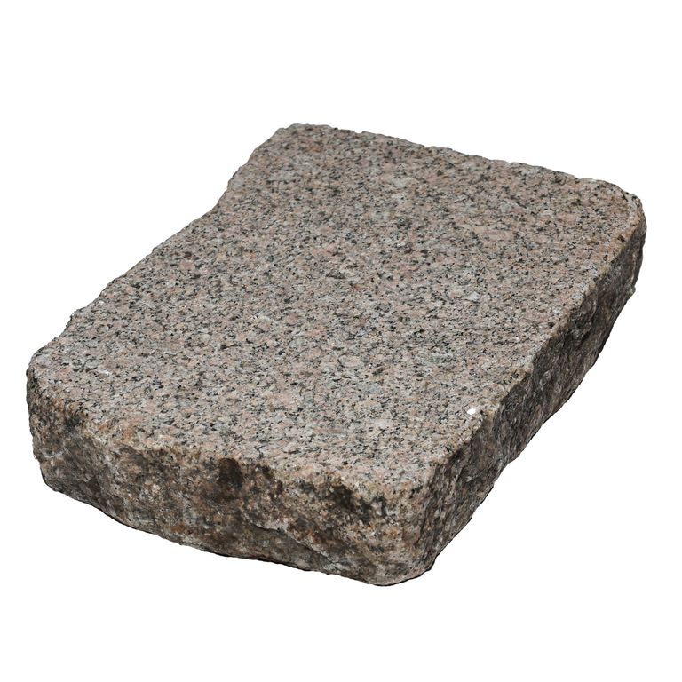 Application image for Reclaimed Swedish Granite Cobblestones - Flat Surface Interior Flooring. The surface finish shown is flamed. Dominant colors shown are brown and gray. The color mix creates a warm feeling.