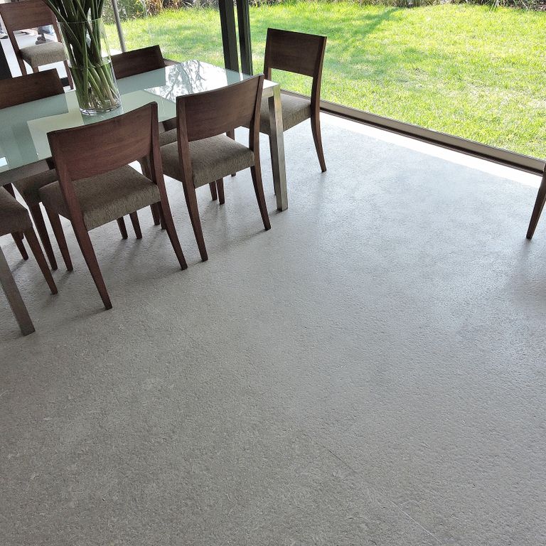 Application image for Veneto Olivo Limestone - Interior Flooring. The image shows this product being used in an interior floor application. The surface finish shown is . Dominant colors shown are beige and tan. The color mix creates a warm feeling.